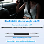 USB C Cable 3ft 2Pack USB C to USB C Charger Cable for Car, Coiled Type C