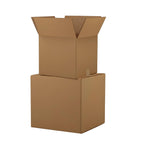 The Boxery Cube 13 x 13 x 13-inch Corrugated Cardboard Boxes, Medium | Pack of 25 for Shipping, Moving, and Storage, Curbside Recyclable, Strong Wholesale Bulk Boxes