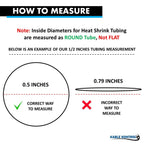 Kable Kontrol Heat Shrink Tubing - 1-1/2” Inch - 25' Ft Long, Green Polyolefin - 2:1 Industrial Shrink Tube & Cable Sleeve for Electrical Wire Insulation - Rated for 600 V