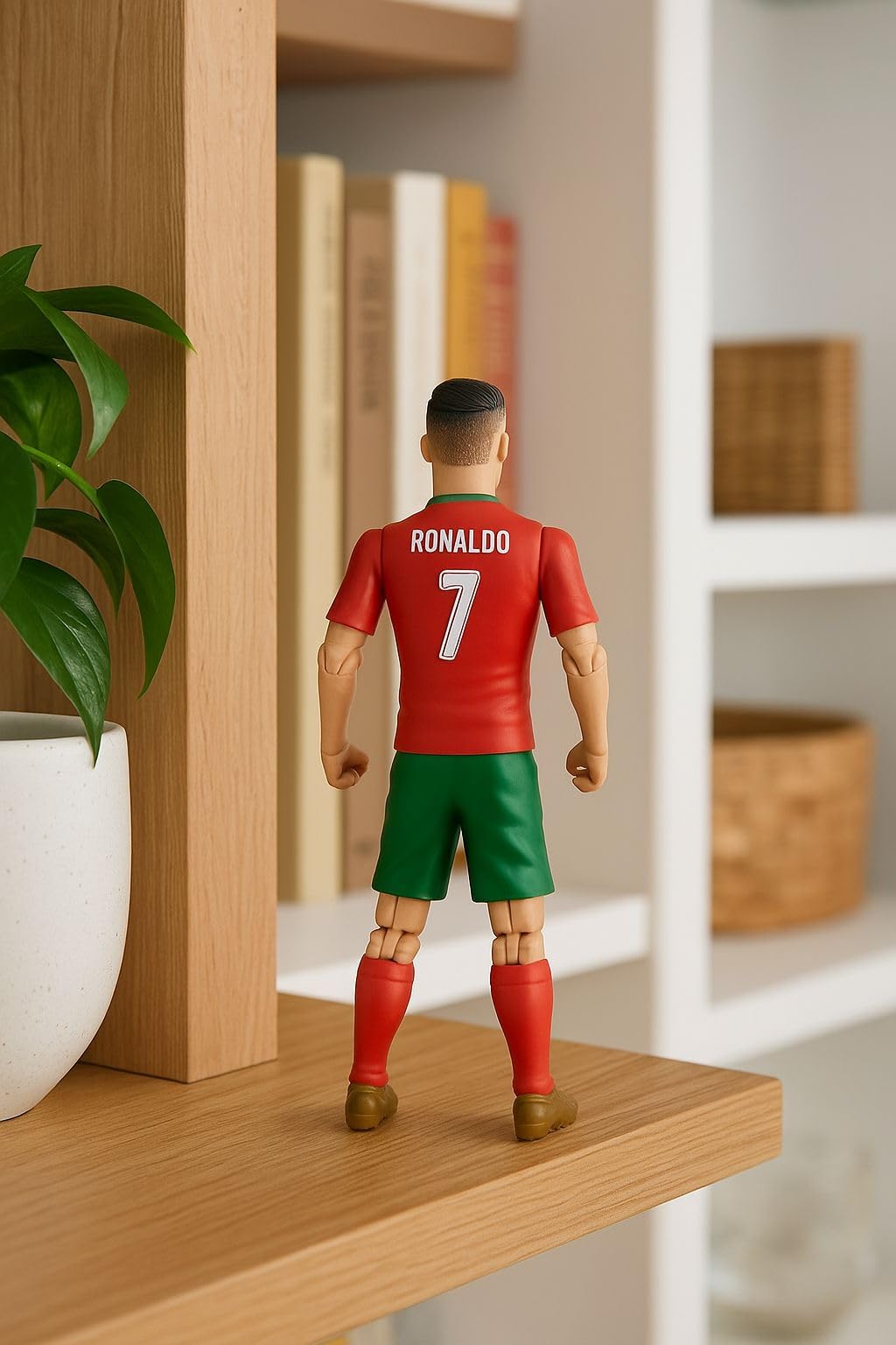 CR7. Ronaldo 8" Collectible Soccer Action Figure. Ronaldo Action Figure. Soccer Fan Collectible. Original Gift for Everyone. Perfect Sport Gift.