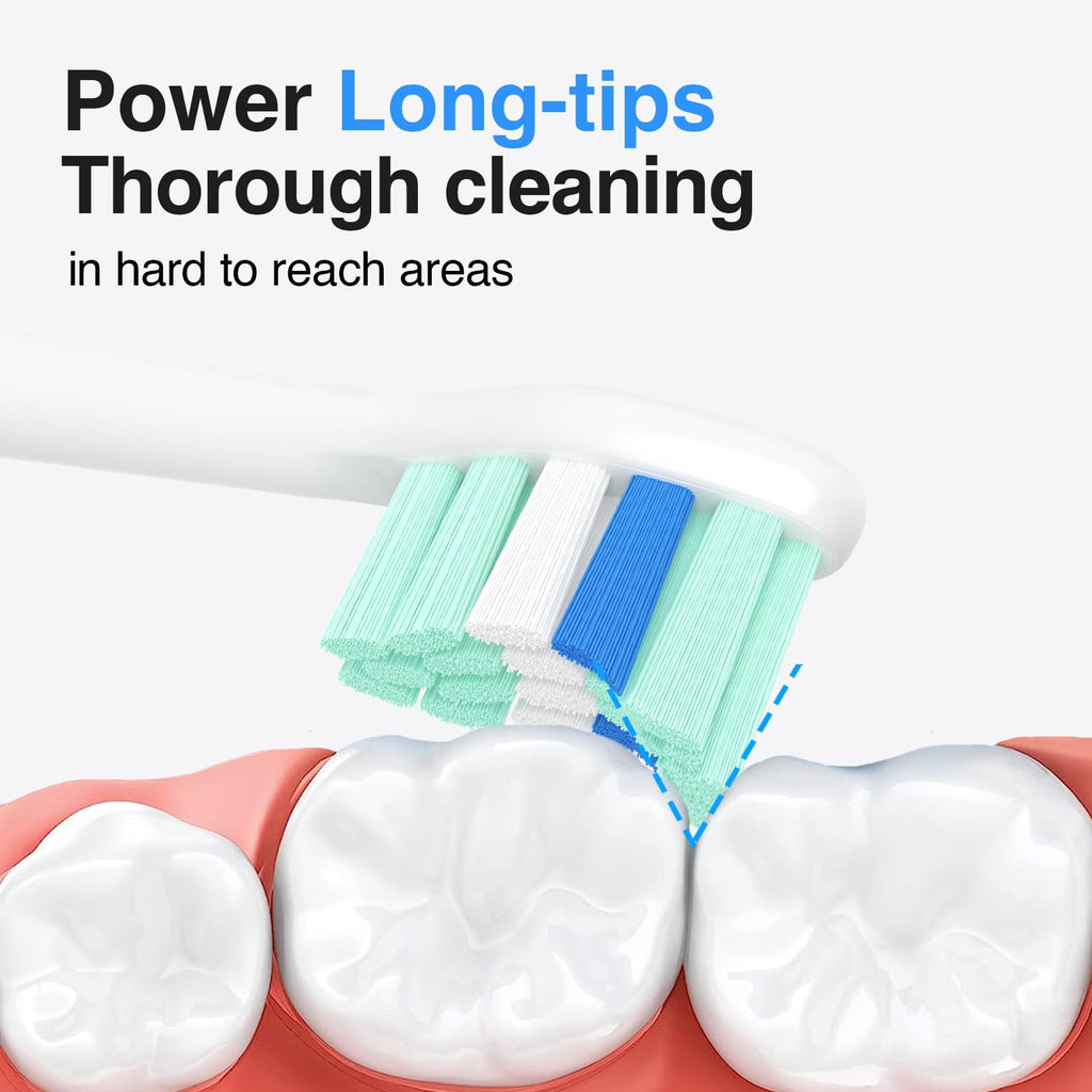 HOFAM Replacement Toothbrush Heads for Philips Sonicare Replacement Heads,Electric Replacement Brush Head Compatible with Phillips Sonicare Electric Toothbrush,for Philips Sonic Care Brush,10 Pcs