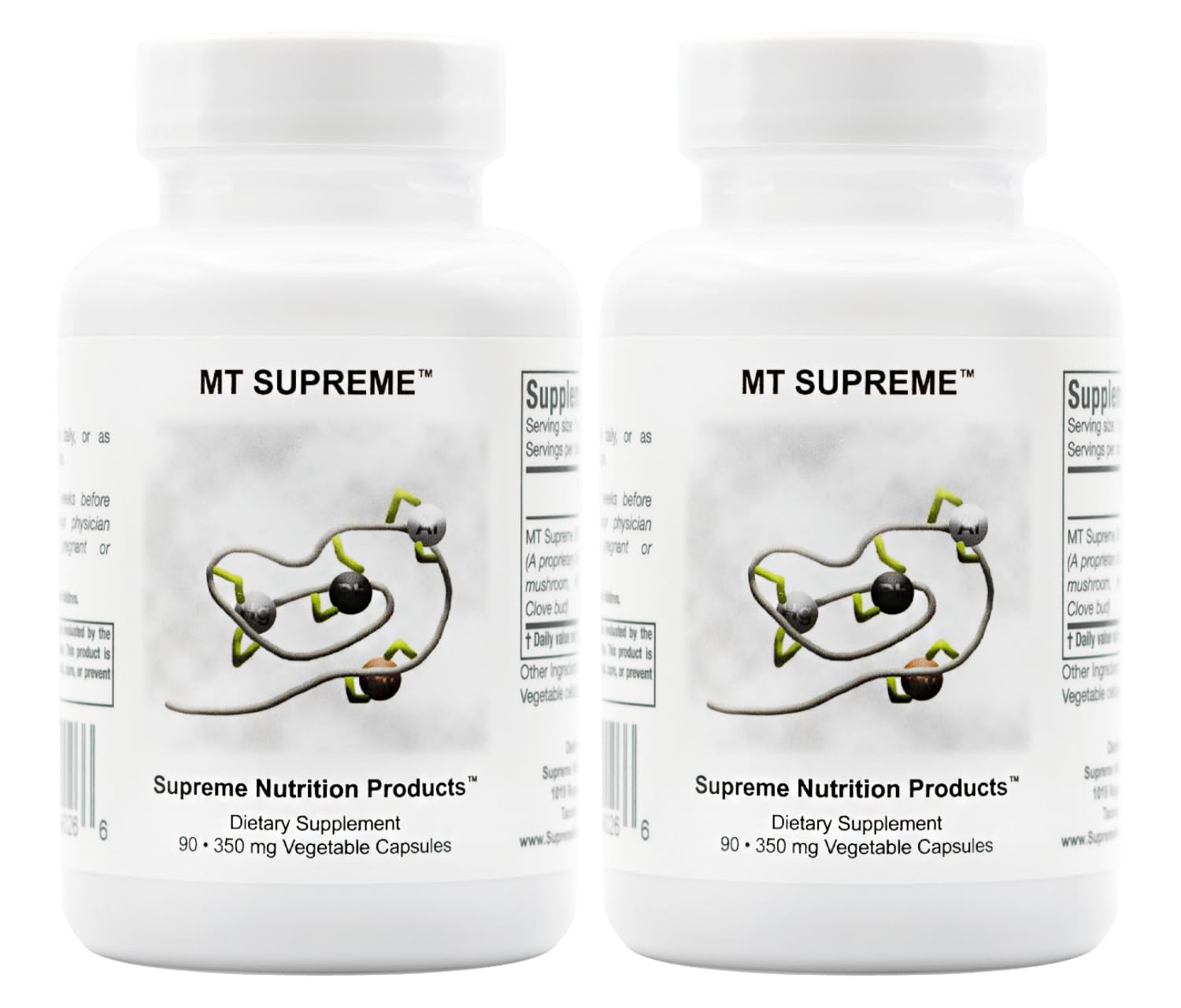 Supreme Nutrition MT Supreme, 90 Pure Herbal Combination Vegetarian Capsules (Pack of 2)