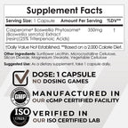 Nootropics Depot Boswellia Phytosome Capsules | 350mg | Casperome | 25% Triterpenoic Acids | Boswellia serrata | Frankincense | Joint Health | 30 Count