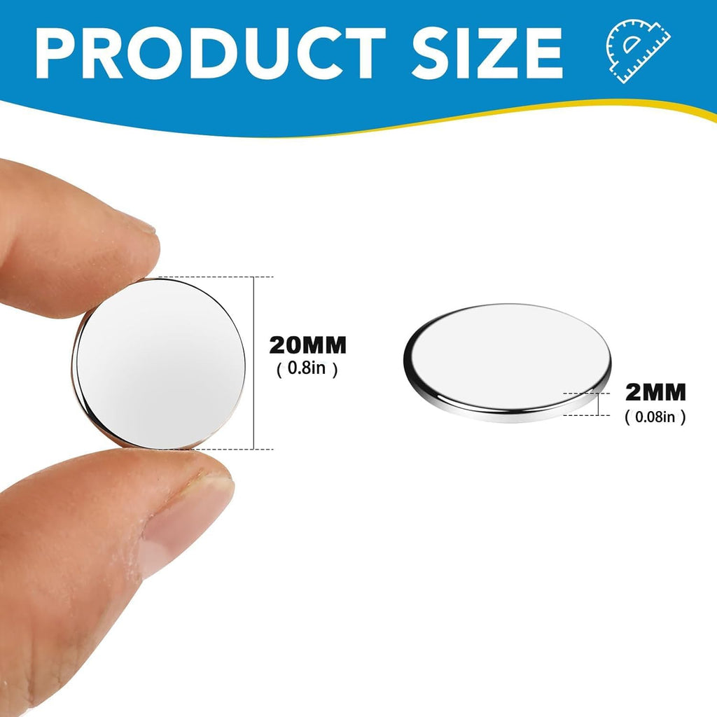 BEST CHOICE MAGNETS 30 Pack Rare Earth Neodymium Magnets, 20x2mm