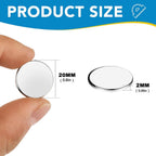 BEST CHOICE MAGNETS 30 Pack Rare Earth Neodymium Magnets, 20x2mm