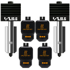 2-Pack Upgraded 0.6MM Hotend kit for Bambu lab P2S/X2D/H2D/H2S/H2C（4-PK Silicone Socks with QR Code）, Extruder Include Hardened Steel Nozzle and electroplated Heating Block for bambus 3D Printer