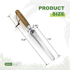 Haliaeetus Widger Seedling Tool, 13.8'' Narrow Garden Trowel for Repotting
