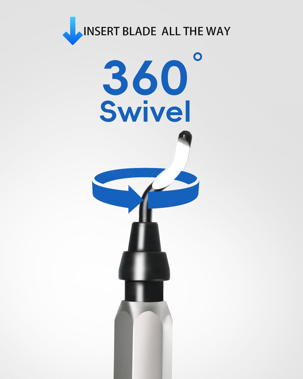 Voltrish 11-Blade HSS Deburring Tool for 3D Printing, Metal, Resin and Pipe