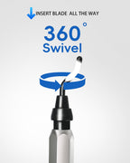 Voltrish 11-Blade HSS Deburring Tool for 3D Printing, Metal, Resin and Pipe