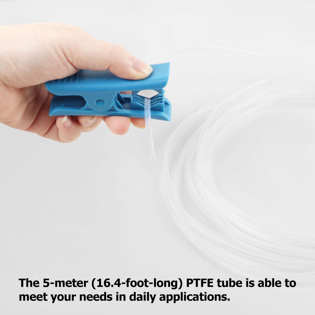 Ultra-Clear Tube for 1.75mm Filament with Cutter for Bambu Lab A1/A1 mini AMS/P2S/P1S/X1C