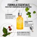 JUMISO All Day Vitamin Serum, Brightening & Balancing Facial Serum, Gift, Vitamin C, A, B, D, E , Serum with Vitamin, Korean Skincare, Skin brightening, soothing, Vegan serum, Vitamin tree extract 86.14%, Niacinamide 20,000ppm,1.01 fl oz (serum)