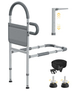 Bed Rails for Elderly Adults Safety, Bedrails for Elderly Adults Grab Bar Bed Handrails, Cane for Seniors with Non-Slip Ergonomic Handle and Storage Pocket, Fit Twin, Full, Queen, King