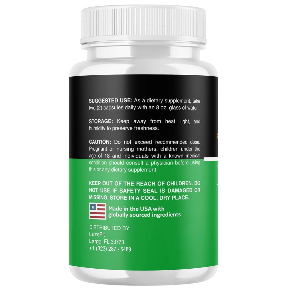 (3 Pack) Luze Fit Detox - Official LuzeFit Detox Premium Capsules Advanced Formula, LuzeFitDetox All Natural Support Capsulas Health Pastillas for Overall & Wellness, 180 Capsules for 3 Months