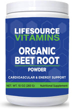 LifeSource Vitamins Beet Root Powder - Organic 10 oz - 57 Servings - US California Beets - Non-GMO