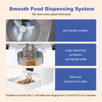ANDOLL HOME Automatic Cat Feeder,4L Timed Cat＆Dog Dry Food Dispenser