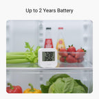 YoLink Smart Temp & Humidity Sensor, LoRa Long Range, 2 Year Battery, Indoor Monitoring for Wine Cellar, Bedroom, Nursery, Greenhouse, RV, with App, Email & SMS Alerts, Alexa IFTTT, 2 Pack + Hub