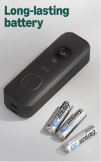 Blink Battery Doorbell 2K+ (newest model) — Wireless video doorbell, 2K resolution, enhanced audio. Required Sync Module not included – Add-On (Black)