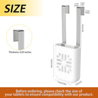 SJKHGU Toilet Tank Tablet Holder, Versatile Toilet Bowl Hanging Cleaner and Deodorizer Hanger, Prevents Flapper Jams & Residue, Extends Life of Drop-In Cleaner Tablets -2PCS