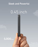 Anker 621 MagGo Power Bank, 5,000mAh Magnetic Portable Charger
