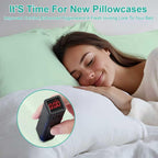 Disposable Pillow Case Covers(Pack of 100),Bulk Pillow Cases for Medical Hospital Travel,Paper Pillow Cases Disposable 21” Width x 30”Length (Green)