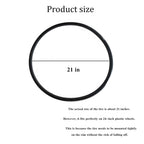 Wheelchair Rear Wheel Replacement Tire, 24 "X 1" Universal Flat-Free Polyurethane Tire,Equipped with installation tools, Wheelchair accessories for all brands(1 Pair)