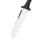 Nisaku NJP800 Yamagatana Hori Weeding & Digging Knife, Japanese Stainless Steel 7.25-Inch Blade, 5.5-Inch Ergonomic Black Plastic Handle
