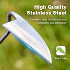 Berry&Bird Sickle Hoe Crack Weeder, Stainless Steel Japanese Weeding Sickle