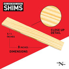 Nelson Wood Shims 8" 24 Pack - Kiln Dried Wood