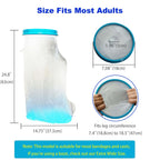 Tideshake - Non-Slip Waterproof Leg Cast Cover for Showering, Reusable Adult Short Leg Cast Protector, Cast Covers for Shower Leg, Cast Bag for Shower, Cast Cover for Showering Foot