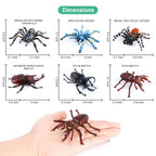 Bug Toys Figurines VOLNAU 12PCS Insect Animal Figures for Kids Toddlers Christmas Gifts Decorations Educational Bee Beetle Mantis Spider Ladybug Butterfly Plastic Model