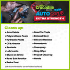 Crocodile Cloth AutoSCRUB Heavy-Duty Cleaning Wipes, 60 Count