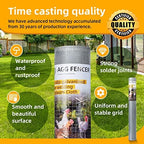 16in x 10ft Hardware Cloth 1/8 inch 27Ga Hot Dipped Galvanized After Welding, Chicken Coop Wire Fence, Welded Metal Fencing Roll Mesh for Bee Screen Garden Plant Poultry Animal Netting Cage