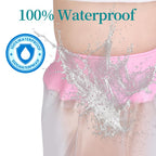 mosago Waterproof Cast Covers for Shower Leg, Soft Comfortable full Leg Protector for Shower Adult, Keep Wound/Bandage Dry Bath, Broken Legs/Knee/Foot/Ankle, Reusable Wound Care Supplies (Pink)