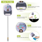 HSLGOVE 4-in-1 Soil Test Kit – Soil Moisture Meter, pH, Fertility & Sun-Light, No Battery Required, Large Dial Soil Tester for Indoor & Outdoor Gardening, Lawn, Farm –Paper White