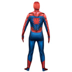 MARVEL Spider-Man Official Adult Deluxe Zentai Halloween Costume - Stretch Spandex with Hidden Zippers and Wrist Slits (M)