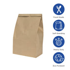 Karat 4lb Paper Lunch Bags - Kraft, 2,000 Count - Versatile Paper Bags for Small Business, Snacks, Popcorns or Party Favor - Sturdy, Self-Standing, Reusable