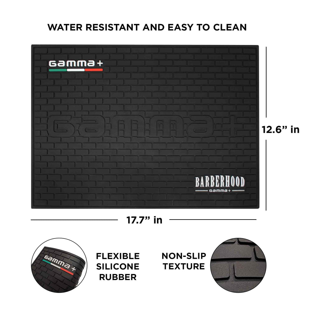 GAMMA+ Professional Salon and Barber Shop Mat & Hot Tools Station Organizer