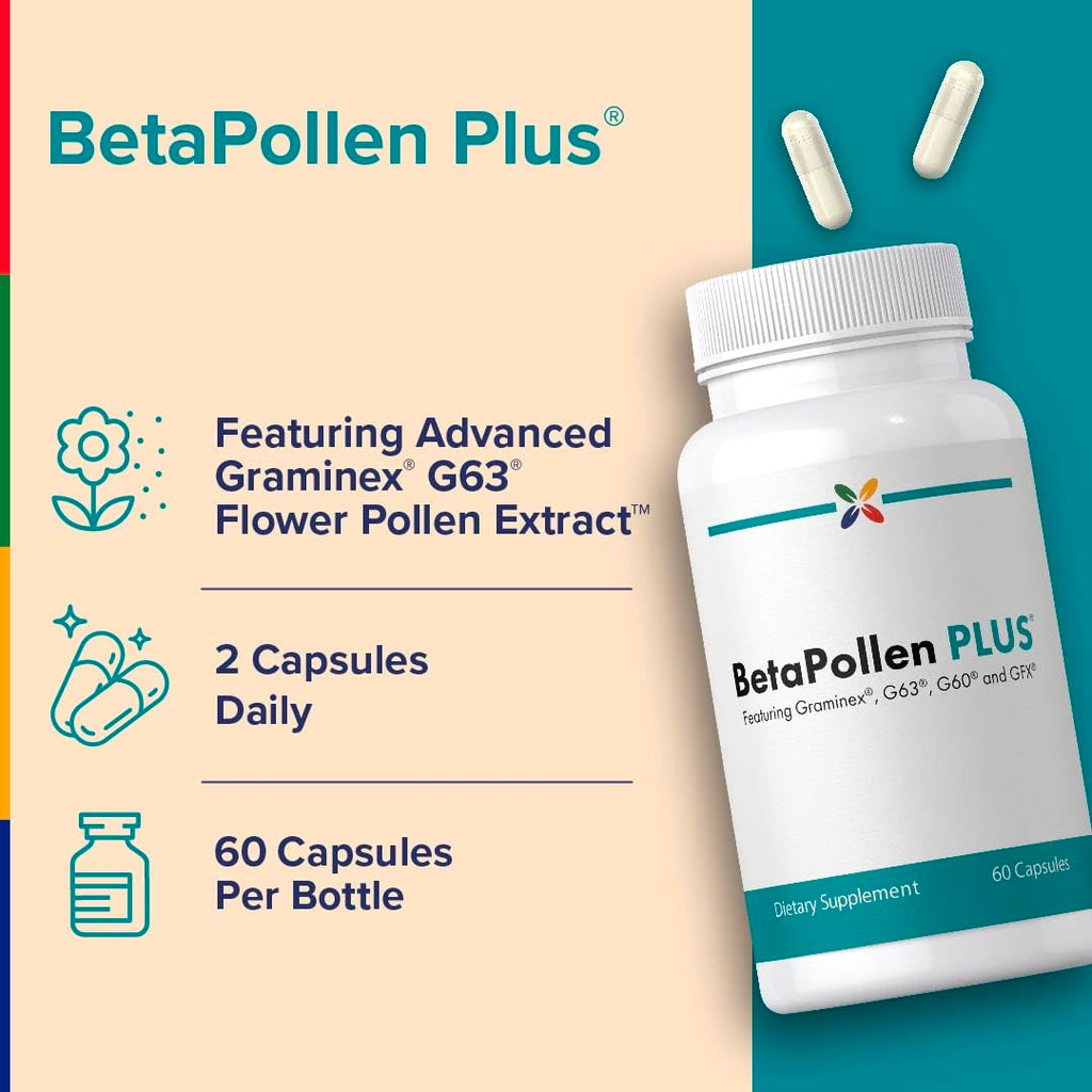 Stop Aging Now - Prostate Support - Graminex Flower Pollen Extract Pills - 60 Capsules