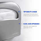 Gorlary Commercial Toilet Seat Cover Dispenser Wall Mount, Large Capacity
