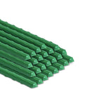 BOTINDO Garden Stakes 36 Inches Sturdy Green Plant Sticks 25 Pack, Metal Tomato Stakes Support, Yard Plant Support Cage for Potted Plants, Tomatoes, Trees, Cucumber, Fences, Beans (36 inch)