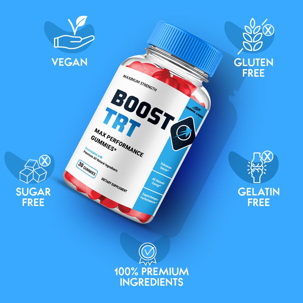 (1 Pack) Boost TRT Gummies, Maximum Strength Supplement, BoostTRT Advanced All Natural Vitamin Gummies