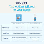 OCuSOFT Lid Scrub PLUS - Pre-Moistened Leave-On Eyelid Wipes for Moderate to Severe Conditions - Moisturizing Eyelid Cleanser for Maximum Relief - 30 Count