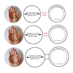 Castillna Glossy Stainless Steel Bangle Bracelets Set for Women, Silver, Set of 7 Pieces, 7.8 inches