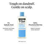 Neutrogena T/Gel 2 in 1 Anti-Dandruff Shampoo and Conditioner (1x 250ml), Shampoo and Conditioner to Help Fight Dandruff From First Wash, Haircare for Soft, Shiny Healthy-Looking Hair and Scalp
