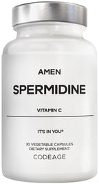 Amen Spermidine, Trihydrochloride, Vitamin C, Vegan, 30 Capsules