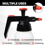 KOTA 1 L Adjustable Hand Pump Pressure Sprayer, Heavy-Duty Multipurpose Bottle for Automotive Solvents, Surface Prep & Car Detailing, Chemical-Resistant PE Construction, Adjustable Spray Pattern 6990