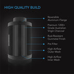 AC Infinity Air Carbon Filter 100mm with Premium Australian Virgin