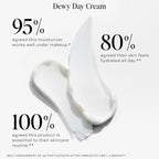 DIME Beauty Moisture Skin Care Set - Dewy Day Cream and Restorative Night Cream Non Toxic Face Moisturizer for Dry or Sensitive Skin Barrier Repair Day and Night Hydrating Facial Creams