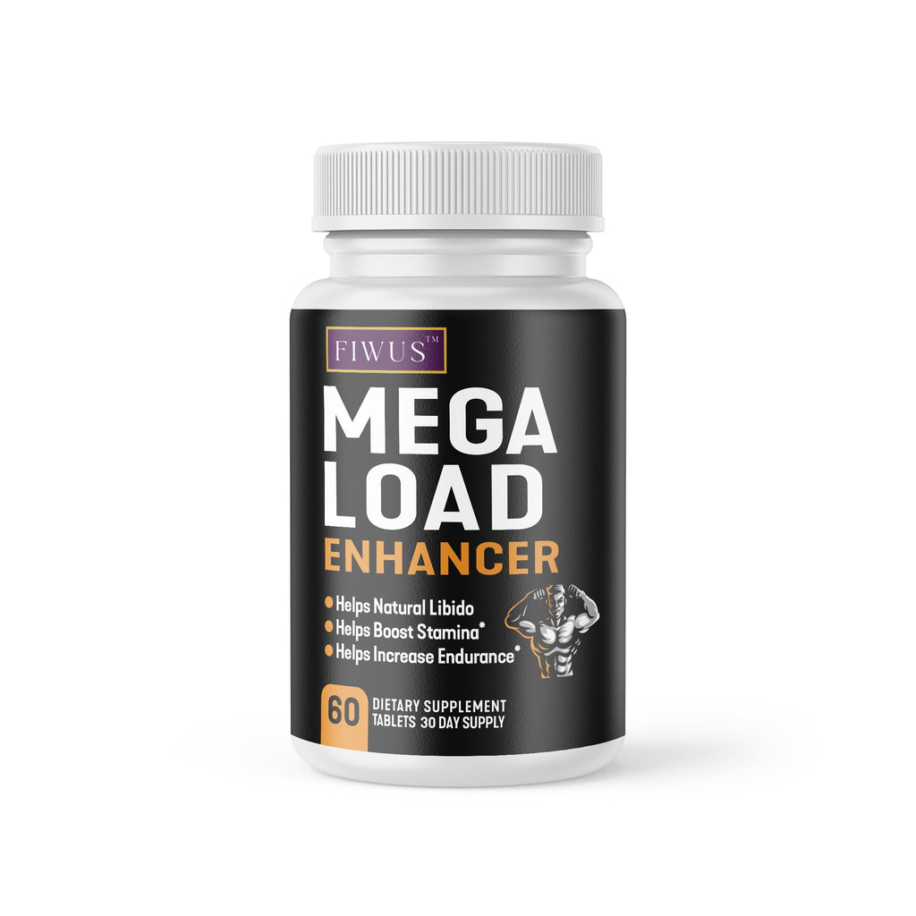 FIWUS Increase Load Size & Intensity – Mega Load Volume Booster for Men | Premium Active Ingredients for Enhanced Output, Better Taste & Bigger Finish | 3rd Party Tested | 60 Capsules
