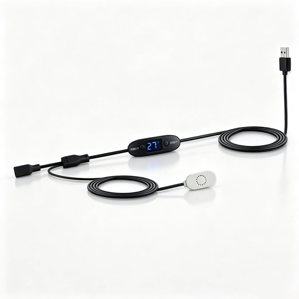 5V USB Digital Temperature Controller | 0-60°C Thermostat Magnetic Probe
